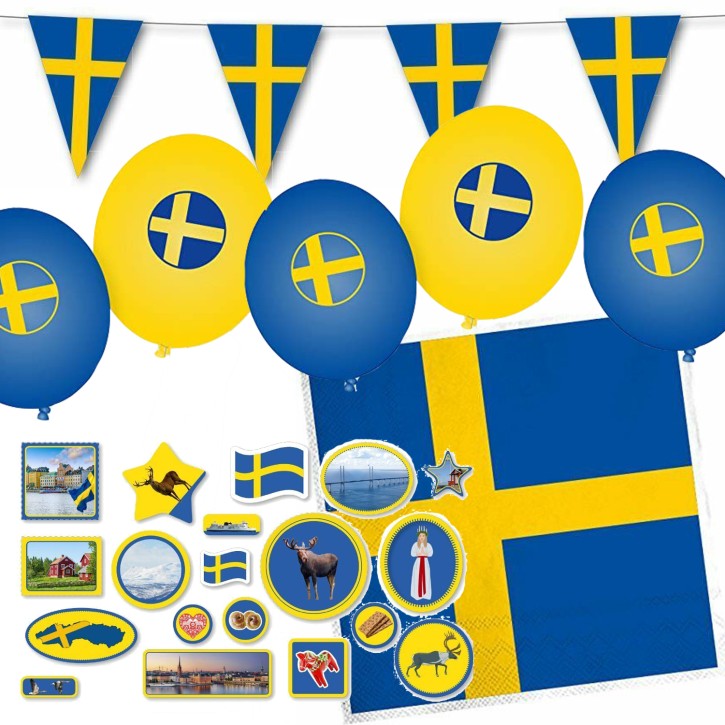 86-teiliges Spar-Set: Schweden