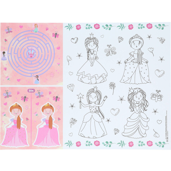6 Platzsets Pretty Princess