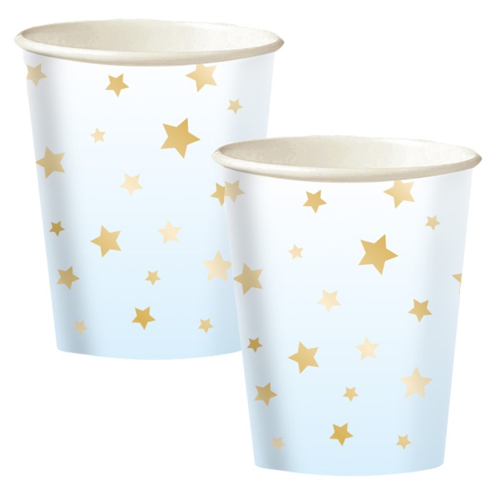 8 Becher 1. Geburtstag Junge