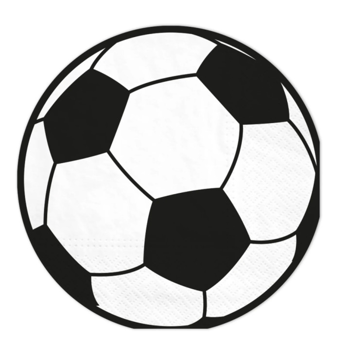 10 Servietten Fußball