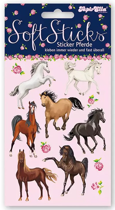 Soft-Sticker Pferde