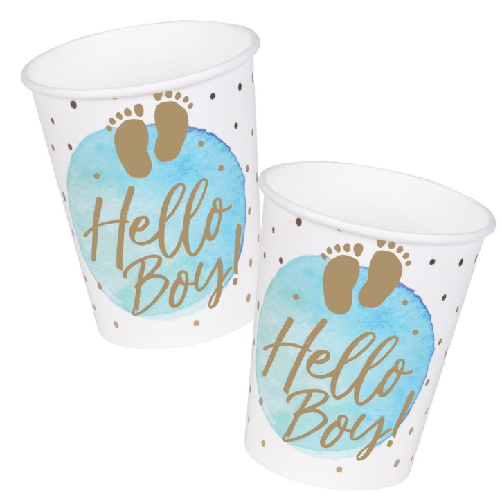 10 Becher Hello Boy