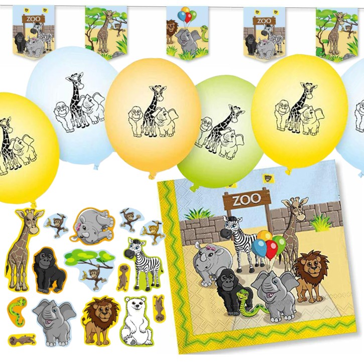 74-teiliges Spar-Set: Zoo