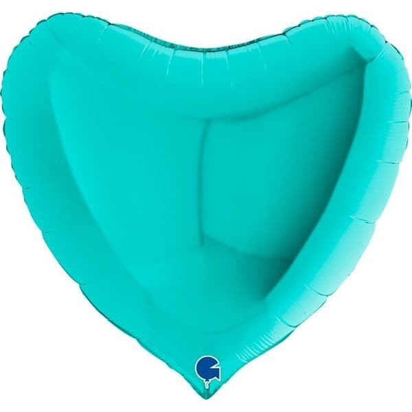 XXL Folienballon Herz - Tiffany (91cm)