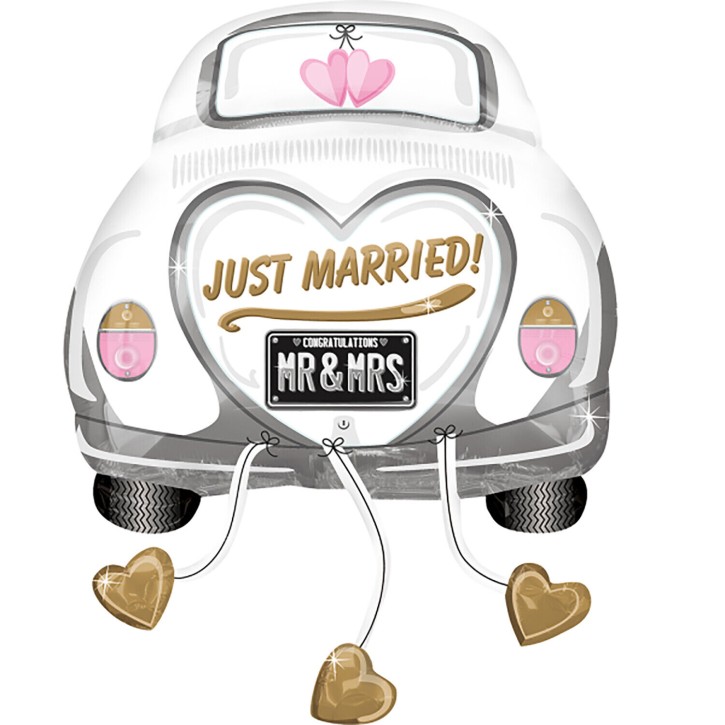 Folienballon Hochzeitsauto "Just Married"