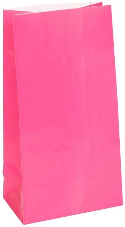 12 Partytüten Pink