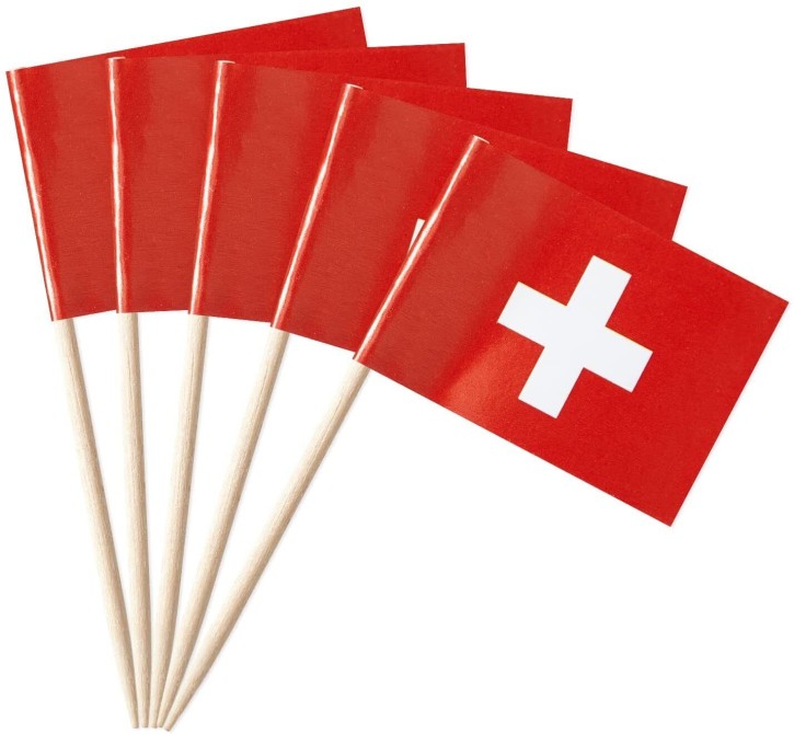 50 Flaggenpicker Schweiz