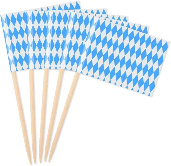 50 Flaggenpicker Bayern/ Oktoberfest