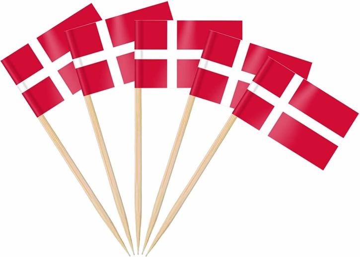 50 Flaggenpicker Dänemark