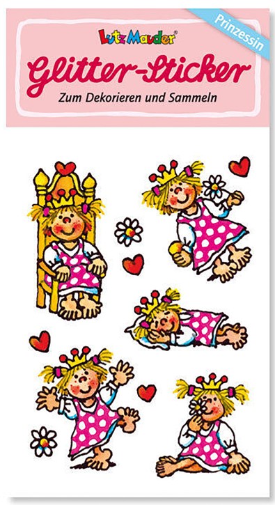 Prinzessin Miabella Glitter-Sticker