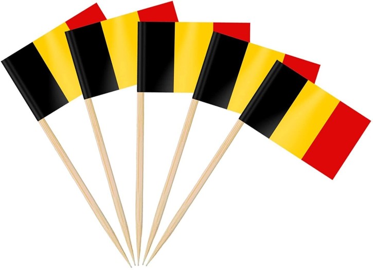 50 Flaggenpicker Belgien