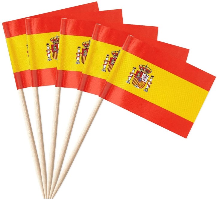 50 Flaggenpicker Spanien