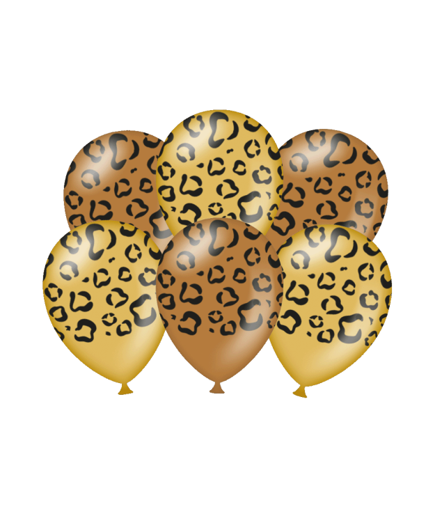 6 Luftballons Leopard