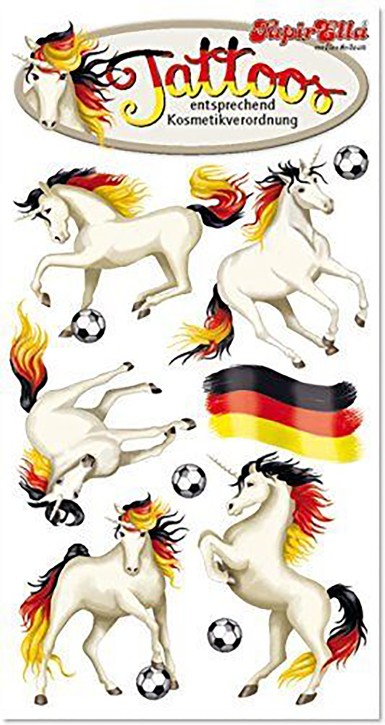 Fussball Einhörner Tattoos