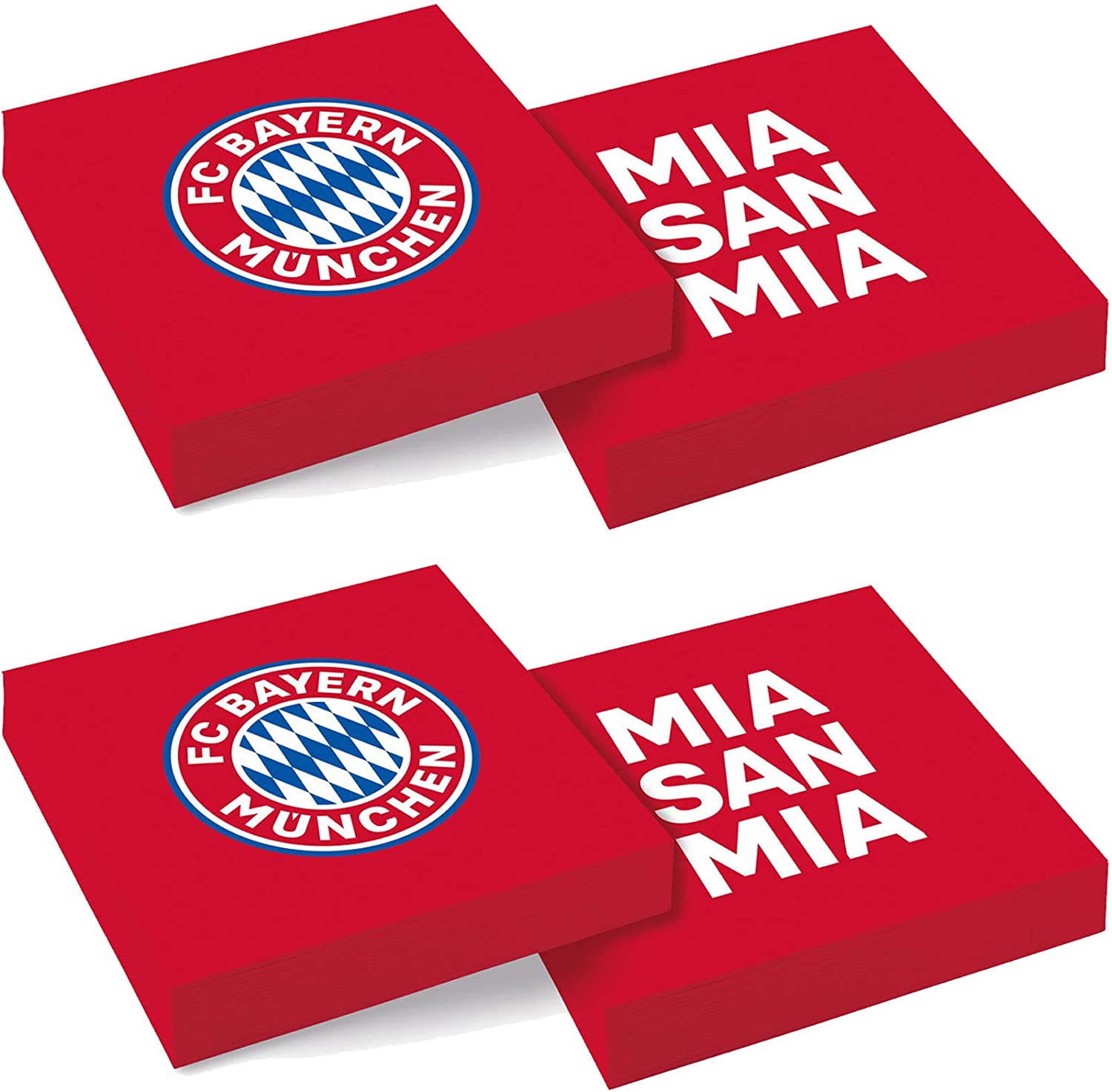 20 Servietten FC Bayern München