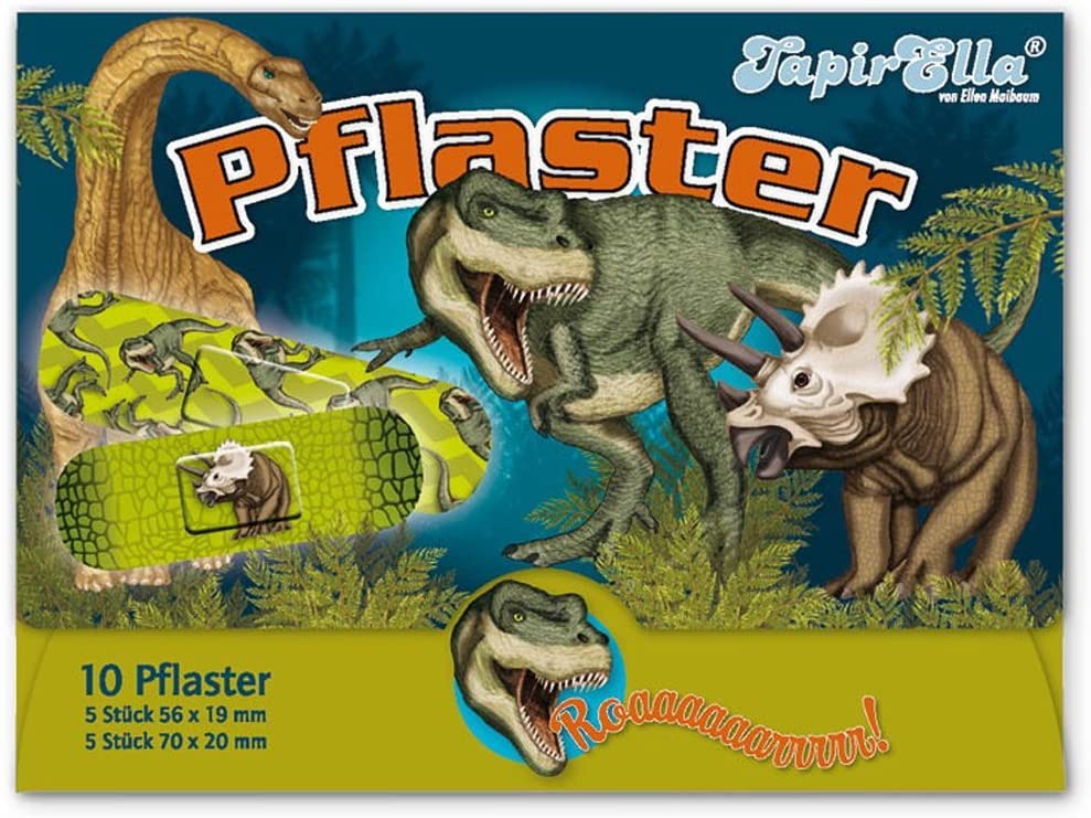 10 Kinder-Pflaster T-Rex