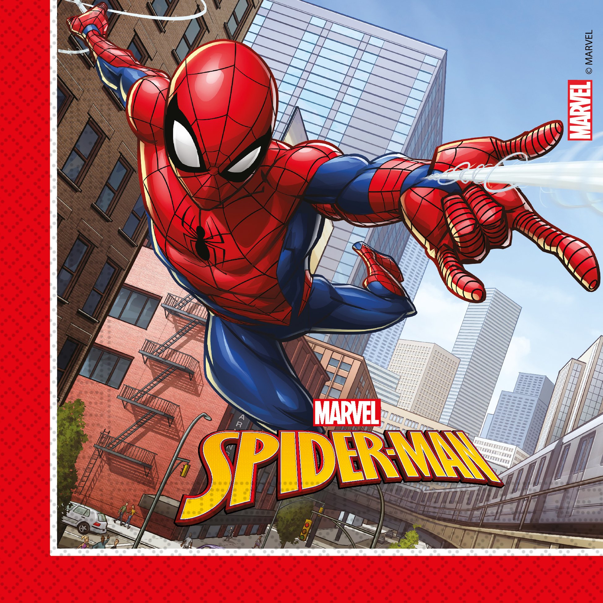 20 Servietten Spiderman - Crime Fighter
