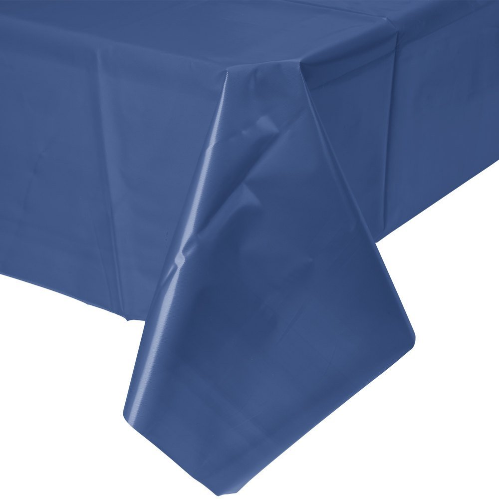 Tischdecke Kunststoff dunkelblau