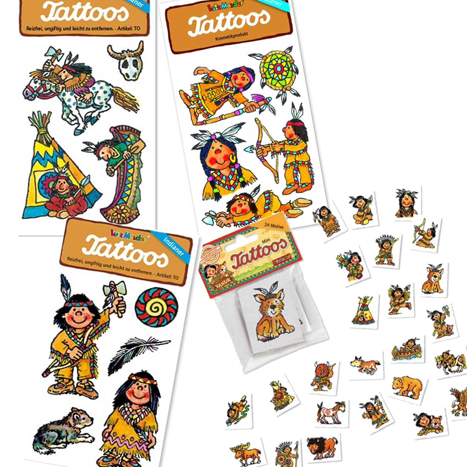 Indianer-Tattoos