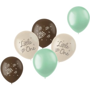 6 Luftballons Blooming Baby Neutral