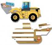 108-teiliges Set: Baustelle