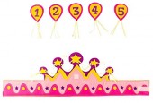 Geburtstags-Krone für Kindergeburtstag für Mädchen