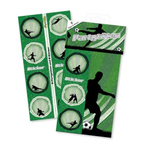 8 Partytüten "Fußball" aus Papier