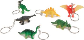 12 Schlüsselanhänger Dinosaurier