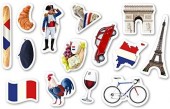 315-teiliges Deko-Set: Frankreich