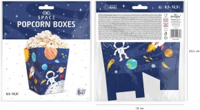 6 Popcorn Boxen Kosmos