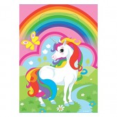 105-teiliges Set: Regenbogen-Einhorn