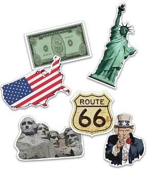 54-teiliges Spar-Set: USA / Amerika
