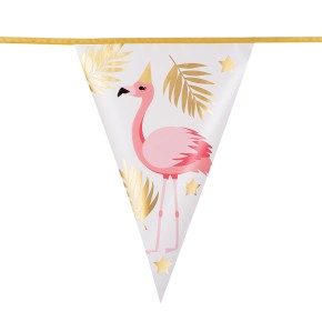 Wimpelkette Flamingo
