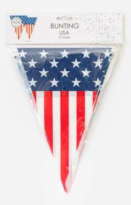 10m Wimpelkette Amerika / USA