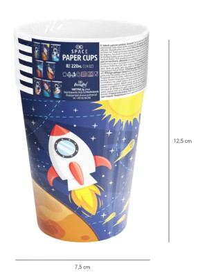 8 Becher Kosmos