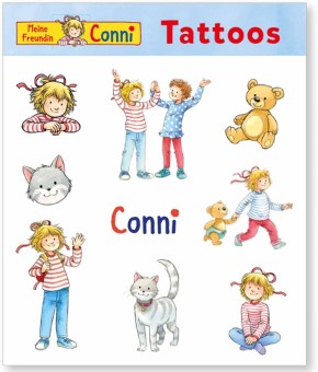 4x Tattoo-Bogen Meine Freundin Conni