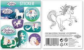 1 Sticker-Bogen Sternenschweif