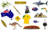 130-teiliges Deko-Set: Australien