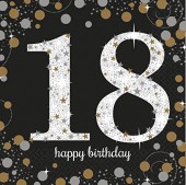 XXL Party-Set: 18. Geburtstag - Sparkling Celebration