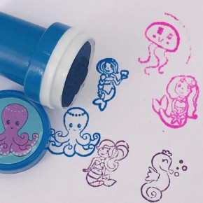 6x Stempel Meerjungfrauen