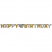 Deko-Set: 40. Geburtstag - Sparkling Celebration
