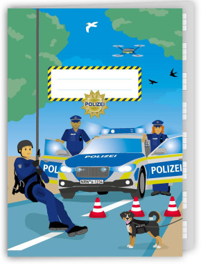 Schreibheft Polizei