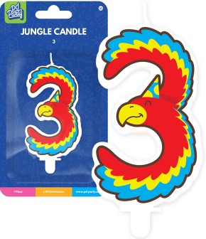 Zahlenkerze #3 - Jungle