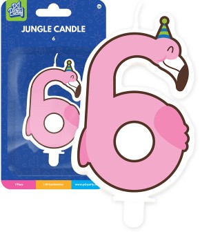 Zahlenkerze #6 - Jungle