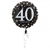 Deko-Set: 40. Geburtstag - Sparkling Celebration