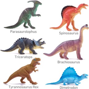 12 Dinosaurier Figuren