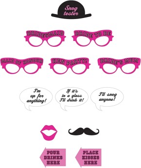 Photo-Booth-Set "Hen Party"