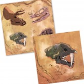 108-teiliges Set: Dinos und T-Rex