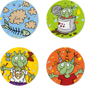 12 Muffinaufleger - Die Olchis