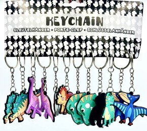 12 Schlüsselanhänger Dinos